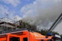 Dachstuhlbrand Koeln Poll Geislarerstr P069